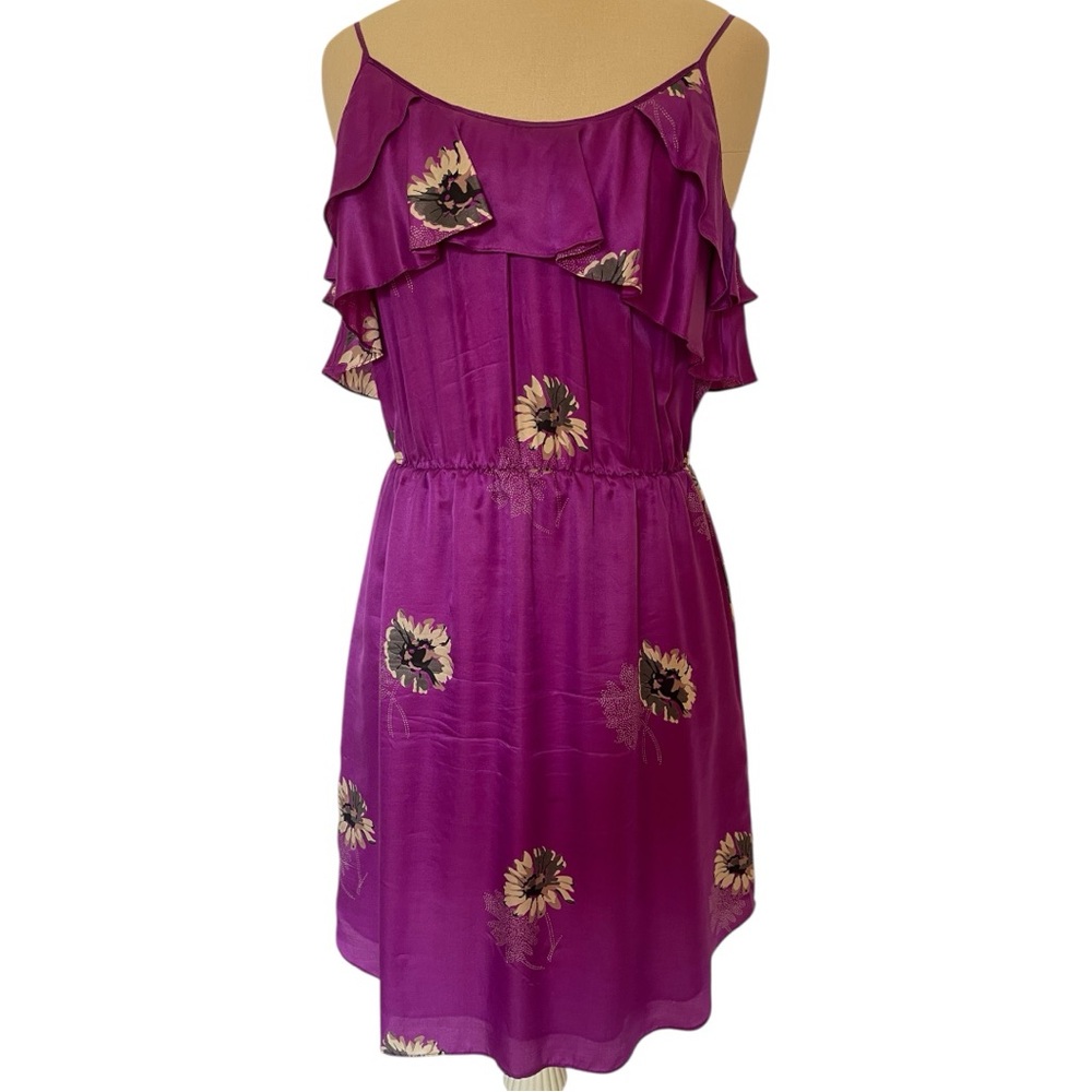 Rebecca Taylor
 Shadow Daisy Silk Dress 
size 4